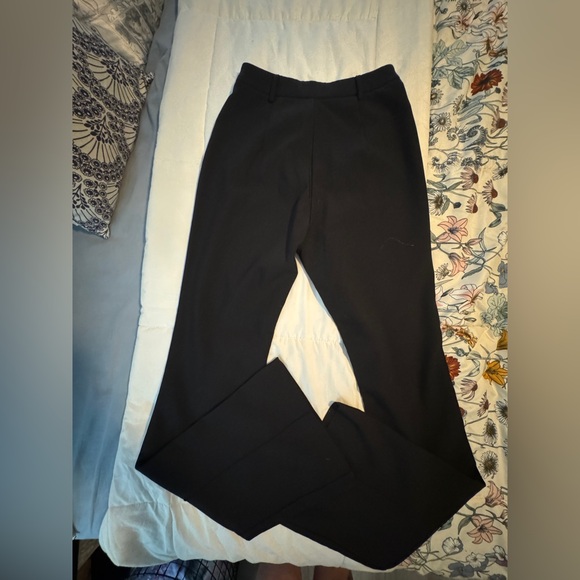 Because of Alice BOA. Wide Leg Suit black Trousers woman’s small - Picture 9 of 10